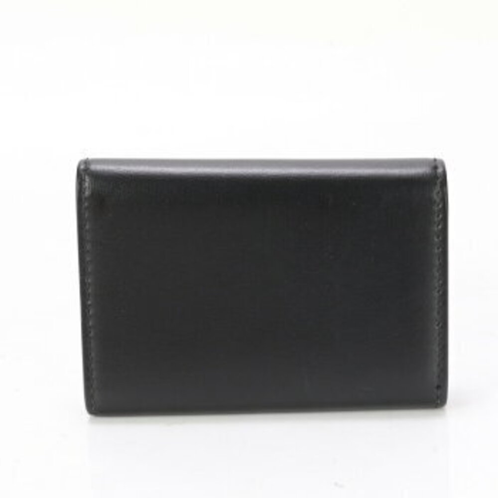 Saint Laurent black key case ring leather YSL Paris Cassandra - Picture 3 of 7